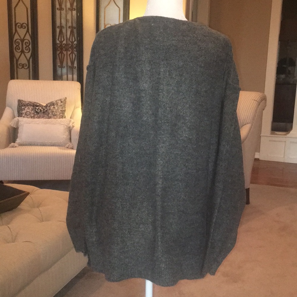 The Ultimate Grandpa Button Cardigan Charcoal - Picture 12 of 12